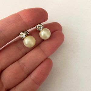Ralph Lauren pearl earrings
